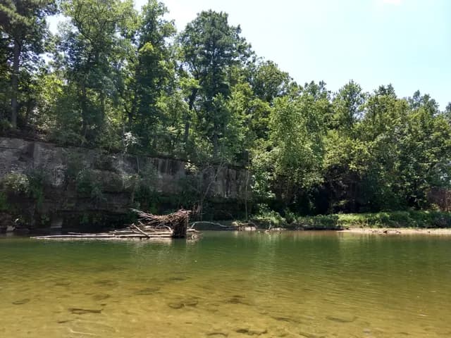 Big Piney River near Highway 17.