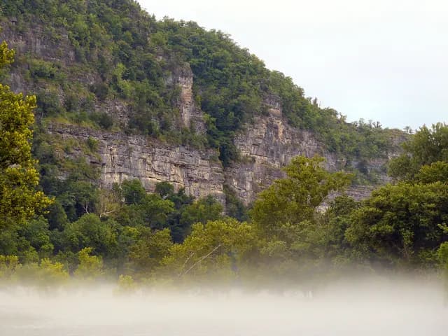 Buffalo River near Riley’s Station, on the lower river.