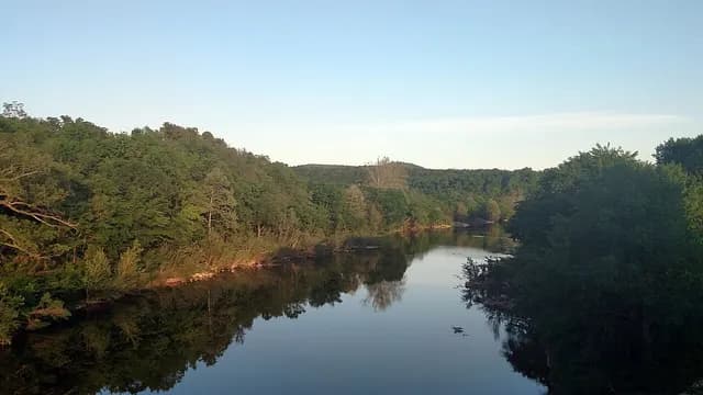 Crooked Creek at Highway 14 in Yellville.