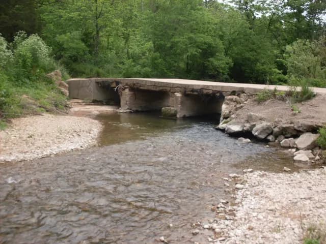 North Fork near its headwaters, upstream of the featured floats.