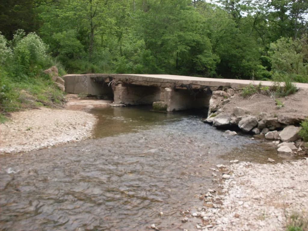 North Fork near its headwaters, upstream of the featured floats.