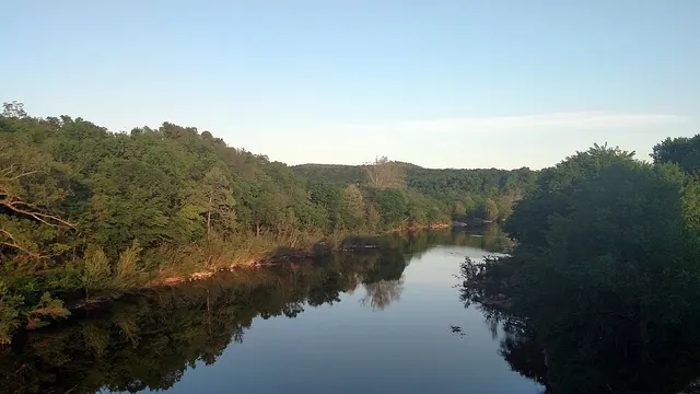 Crooked Creek at Highway 14 in Yellville.